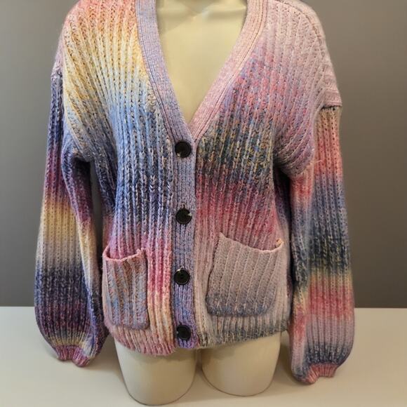 Anthropologie- BB Dakota Striped Cardigan - Picture 2 of 14